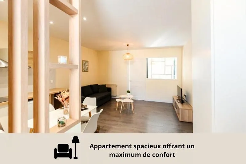 Oasis Tropicale - Appartement Moderne Et Calme Au Centre De Roanne 0*,